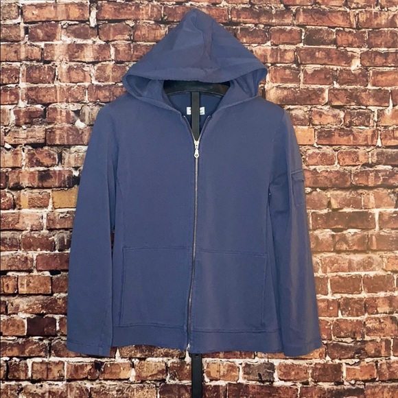 Chico’s- Blue zip up sweatshirt - Picture 2 of 2